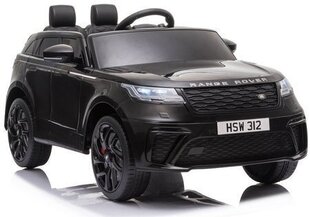 Dvivietis vaikiškas elektromobilis Range Rover juodas kaina ir informacija | Elektromobiliai vaikams | pigu.lt