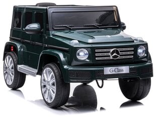 Электромобиль детский Mercedes G500 зеленый цена и информация | Электромобили для детей | pigu.lt