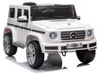 Elektromobilis vaikams Mercedes G500 baltas цена и информация | Elektromobiliai vaikams | pigu.lt