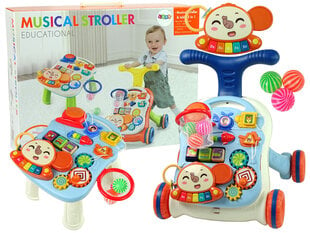 Интерактивная толкалка, ходунки и игровой стол цена и информация | Игрушки для малышей | pigu.lt