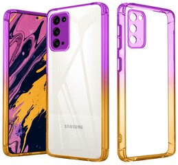 Жесткий чехол ColorFul Samsung Galaxy S20 FE, желтый/фиолетовый цена и информация | Чехлы для телефонов | pigu.lt