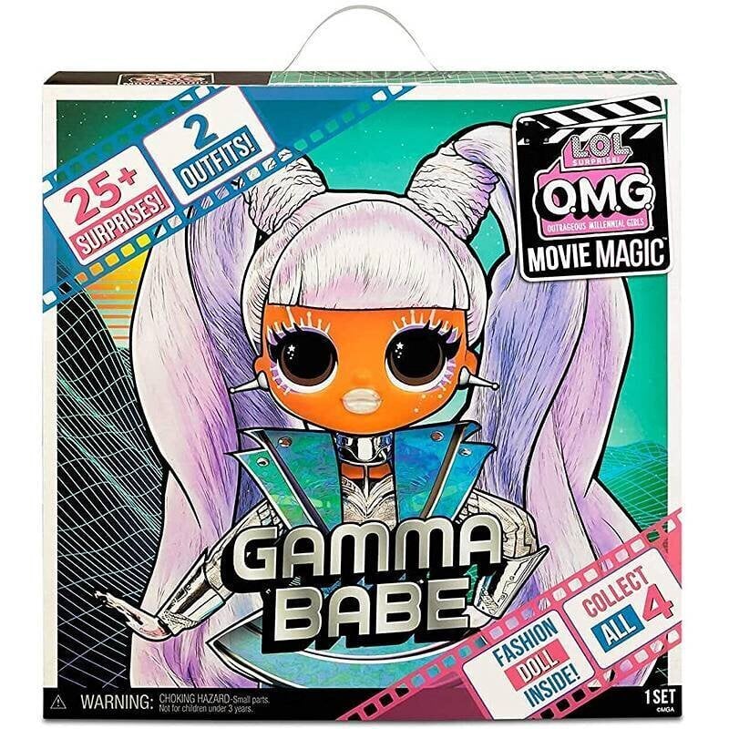 Lėlė LOL OMG Movie Magic Gamma Babe (25 cm), MGA kaina ir informacija | Žaislai mergaitėms | pigu.lt