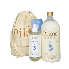 Parfumuotas skalbiklis Pikoc Duo Bag Bois Mythique, 1 l + 200 ml purškiama dulksna цена и информация | Средства для стирки | pigu.lt