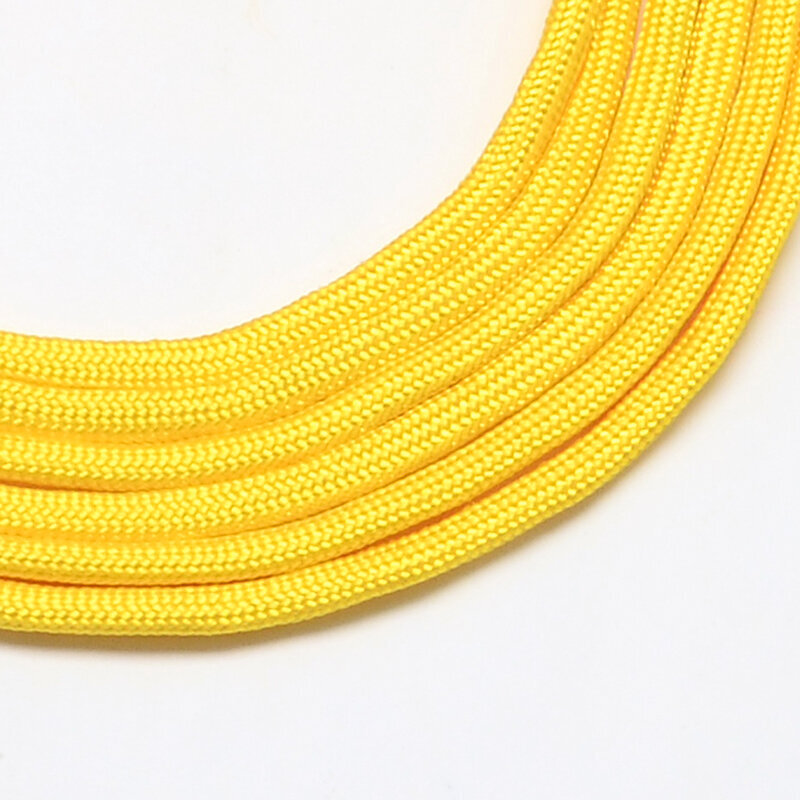 Parašiutų virvė(paracord) 4mm geltona 1m цена и информация | Papuošalų gamybai, vėrimui | pigu.lt
