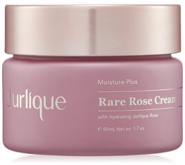 Увлажняющий крем для лица с розой Jurlique Moisture Plus Rare Rose, 50 мл цена и информация | Кремы для лица | pigu.lt