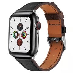 Apyrankė Fusion Apple Watch 42 / 44mm, juoda kaina ir informacija | Išmaniųjų laikrodžių ir apyrankių priedai | pigu.lt