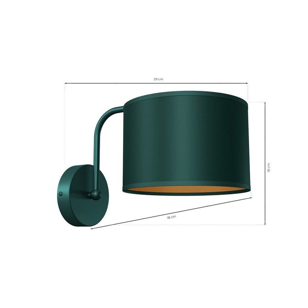 Milagro sieninis šviestuvas Verde kaina ir informacija | Sieniniai šviestuvai | pigu.lt