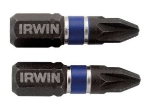 Sukimo antgalis Irwin PZ2 25 mm, 10 vnt. kaina ir informacija | Mechaniniai įrankiai | pigu.lt