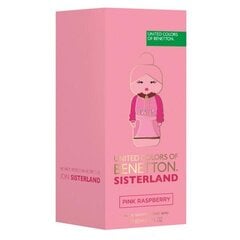 Женская парфюмерия Benetton Sisterland Pink Raspberry EDT (80 мл) цена и информация | Женские духи | pigu.lt
