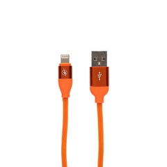 USB - Lightning kabelis, 1.5 m, oranžinis kaina ir informacija | Laidai telefonams | pigu.lt