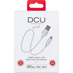 DCU, USB-A/Lightning, 3 m kaina ir informacija | Kabeliai ir laidai | pigu.lt