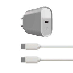 Ksix 20W USB-C цена и информация | Зарядные устройства для телефонов | pigu.lt