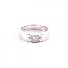 Золотое кольцо с бриллиантом ZGKC01685R5WD ZGKC01685R5WD цена и информация | Кольцо | pigu.lt