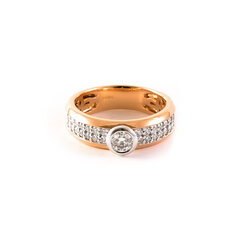 Auksinis žiedas su briliantais ZGR26056DIH kaina ir informacija | Žiedai | pigu.lt