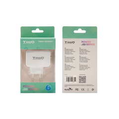 Cargador USB Pared TooQ TQWC-2SC02WT kaina ir informacija | Krovikliai telefonams | pigu.lt