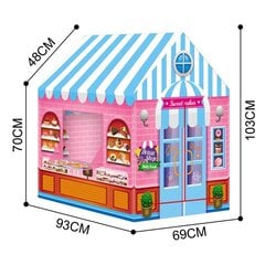 Игровая палатка-домик 7070A Pink цена и информация | Развивающие игрушки | pigu.lt