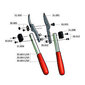 Šakų žirklės Original LÖWE 31.060 kaina ir informacija | Sodo įrankiai | pigu.lt