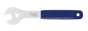 Įrankis Cyclus Tools hub cone spanner 18 mm, mėlynas kaina ir informacija | Įrankiai, priežiūros priemonės dviračiams | pigu.lt