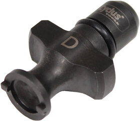 Įrankis Cyclus Tools Chainringr bit D 2-notch 1.5 mm, juodas kaina ir informacija | Įrankiai, priežiūros priemonės dviračiams | pigu.lt