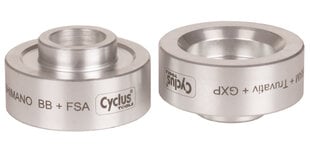 Įrankis Cyclus Tools bushing for Sram/Truvativ/GXP, 2 vnt, pilkas kaina ir informacija | Įrankiai, priežiūros priemonės dviračiams | pigu.lt