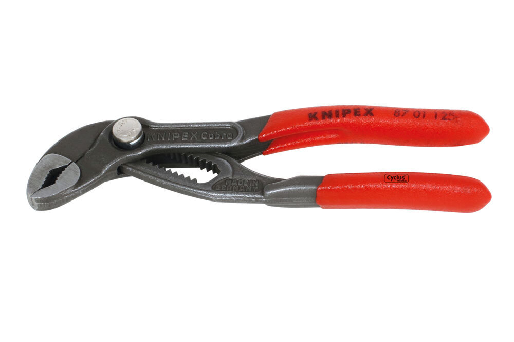 Žnyplės Cyclus Tools by Knipex Cobra, raudonos kaina ir informacija | Įrankiai, priežiūros priemonės dviračiams | pigu.lt