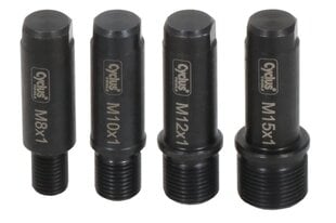 Raktų komplektas Cyclus Tools thread guides M8x1/M10x1/M12x1/M15x1, juodas цена и информация | Инструменты, средства ухода для велосипеда | pigu.lt