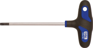 Įrankis Cyclus Tools screwdriver Torx TX with T-handle, 30x120 mm, juodas kaina ir informacija | Įrankiai, priežiūros priemonės dviračiams | pigu.lt