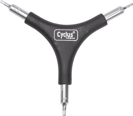 Įrankis Cyclus Tools Y-Hex, 2/2,5/3 mm, juodas kaina ir informacija | Įrankiai, priežiūros priemonės dviračiams | pigu.lt