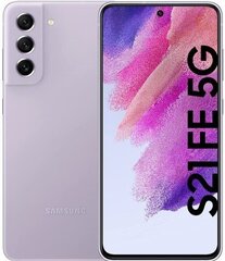 Samsung Galaxy S21 FE 5G 6/128GB SM-G990BLVFEUE Light Violet цена и информация | Мобильные телефоны | pigu.lt