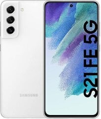 Samsung Galaxy S21 FE 5G 6/128GB SM-G990BZWDEUE White цена и информация | Мобильные телефоны | pigu.lt