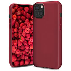 Силиконовый чехол с матовым покрытием и подкладкой из мягкой микрофибры Moozy Lifestyle для iPhone 13 Mini, винтажный розовый цена и информация | Чехлы для телефонов | pigu.lt