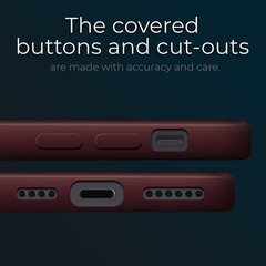 Чехол Moozy Lifestyle для iPhone 13 Pro Max - Силиконовый чехол с матовым покрытием и подкладкой из мягкой микрофибры, Винтажный Розовый цена и информация | Чехлы для телефонов | pigu.lt
