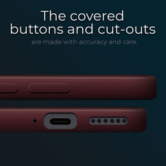 Чехол Moozy Lifestyle для Xiaomi Mi 11 Lite, Xiaomi Mi 11 Lite 5G - Силиконовый чехол с матовым покрытием и подкладкой из мягкой микрофибры, Винтажный Розовый цена и информация | Чехлы для телефонов | pigu.lt