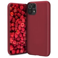 Чехол Moozy Lifestyle для Xiaomi Mi 11 Lite, Xiaomi Mi 11 Lite 5G - Силиконовый чехол с матовым покрытием и подкладкой из мягкой микрофибры, Винтажный Розовый цена и информация | Чехлы для телефонов | pigu.lt