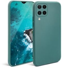 Moozy Minimalist Silikoninis Dėklas Samsung Galaxy A12, Pilka Mėlyna - Matinės Dangos Plonas TPU Dėklas kaina ir informacija | Telefono dėklai | pigu.lt