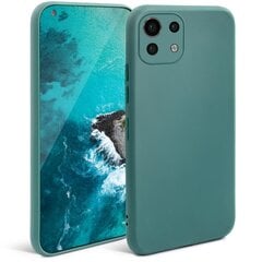 Силиконовый Чехол Moozy Minimalist для Xiaomi Mi 11 Lite, Xiaomi Mi 11 Lite 5G – Тонкий и матовый чехол из силикона TPU, серо-голубой цена и информация | Чехлы для телефонов | pigu.lt