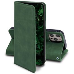 Moozy Marmurinis žalias atverčiamasis dėklas iPhone 12, iPhone 12 Pro - Flip Cover, magnetinis Flip Folio Retro piniginės dėklas su kortelių laikikliu ir stovu kaina ir informacija | Telefono dėklai | pigu.lt