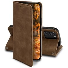 Moozy Marmurinis rudas atverčiamasis dėklas Samsung Galaxy S20 FE, Samsung Galaxy S20 Lite, Samsung Galaxy S20 FE 5G - Flip Cover, magnetinis Flip Folio Retro piniginės dėklas su kortelių laikikliu ir stovu kaina ir informacija | Telefono dėklai | pigu.lt