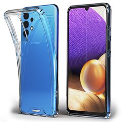 Противоударный чехол Moozy Xframe для Samsung Galaxy A32 5G – Прозрачный гибридный чехол с амортизирующим ободком из ТПУ цена и информация | Чехлы для телефонов | pigu.lt