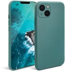 Moozy Minimalist Silikoninis Dėklas iPhone 13 Mini, Pilka Mėlyna - Matinės Dangos Plonas TPU Dėklas kaina ir informacija | Telefono dėklai | pigu.lt