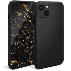 Силиконовый Чехол Moozy Minimalist для iPhone 13 – Тонкий и матовый чехол из силикона TPU, черный цена и информация | Чехлы для телефонов | pigu.lt