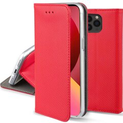Перекидной чехол Moozy для iPhone 13 Pro Max - Красный магнитный откидной футляр с держателем для карт и подставкой цена и информация | Чехлы для телефонов | pigu.lt
