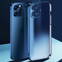 Чехол для телефона Matte transparent soft case camera protection (electroplated) Apple iPhone 11 синий ( azure) цена и информация | Чехлы для телефонов | pigu.lt