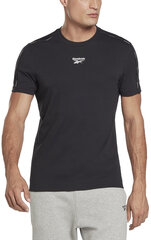 Reebok Футболки Wor Piping Tee Black HA1060 HA1060/S цена и информация | Мужские футболки | pigu.lt