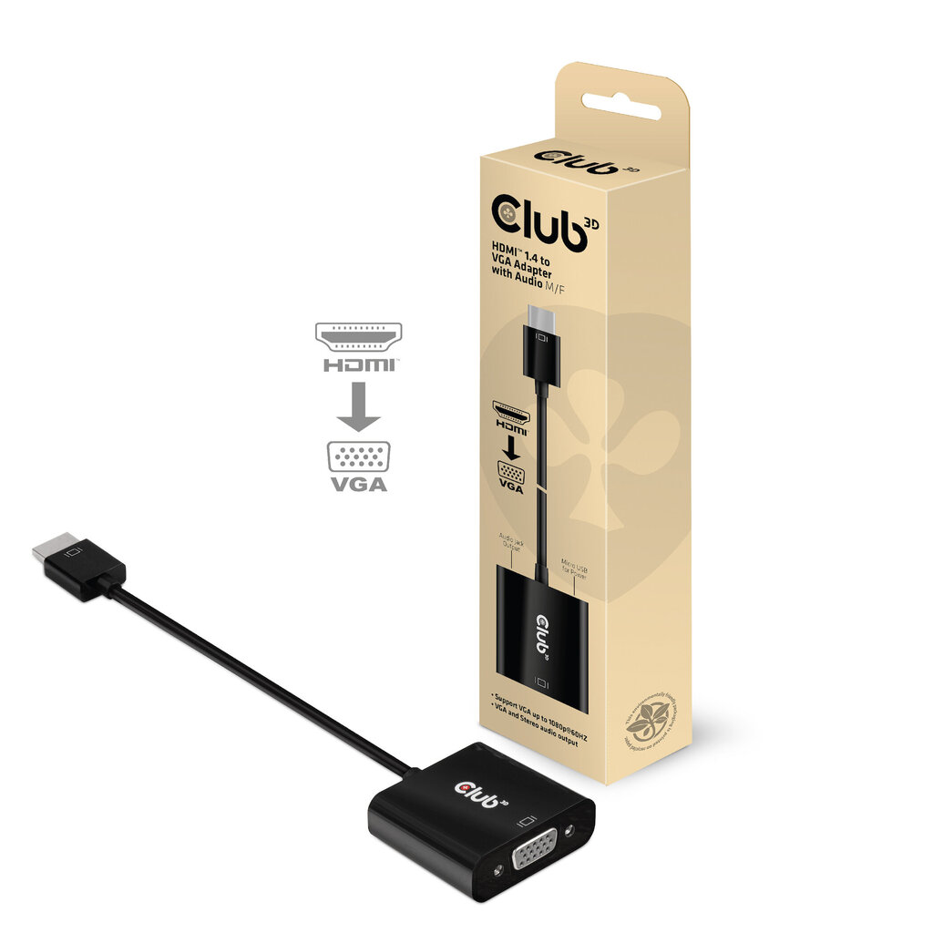 Club 3D CAC-1302 kaina ir informacija | Adapteriai, USB šakotuvai | pigu.lt