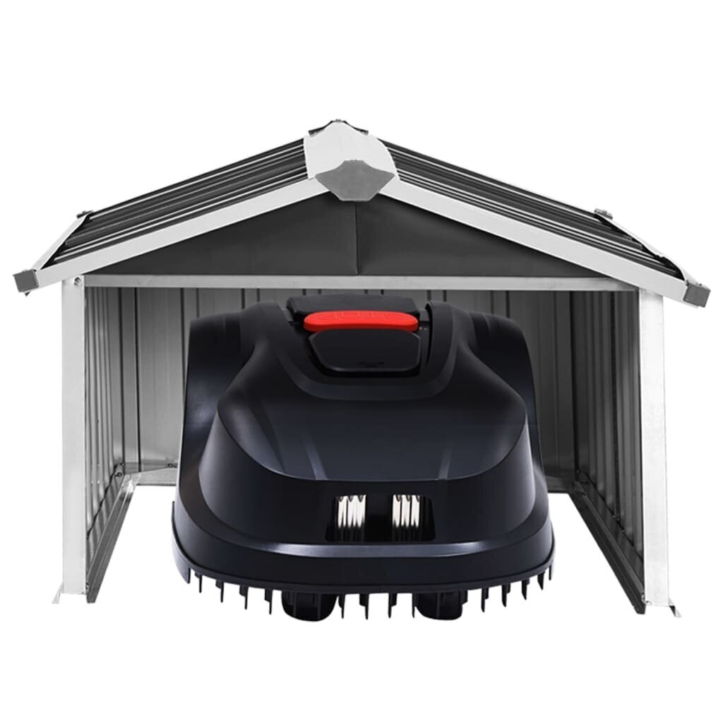 Sodo roboto vejapjovės garažas, 92x97x63 cm, pilkas kaina ir informacija | Sodo technikos dalys | pigu.lt