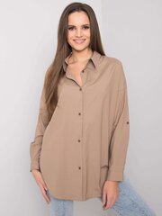 Marškiniai moterims Camila 292089868, rudi цена и информация | Женские блузки, рубашки | pigu.lt