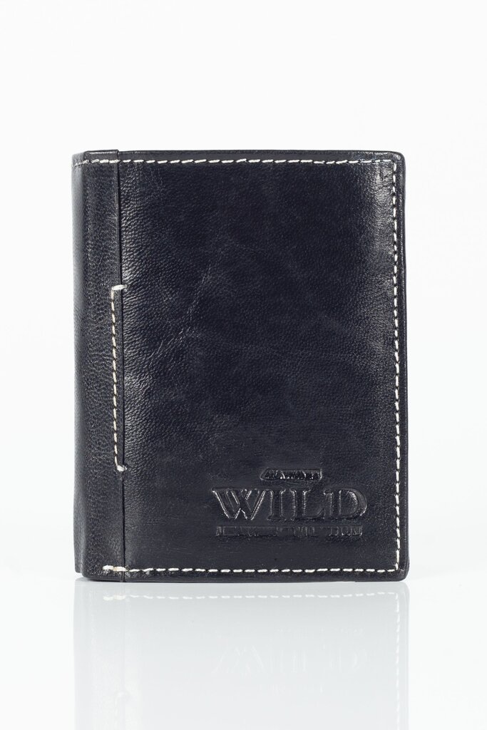 Piniginė vyrams Wild N915VTKBOX4398BLACK kaina ir informacija | Vyriškos piniginės, kortelių dėklai | pigu.lt
