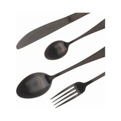 Столовые приборы Bergner Munich Black Matt Нержавеющая сталь (24 pcs) цена и информация | Столовые приборы | pigu.lt