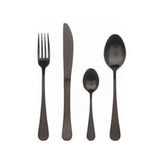 Столовые приборы Bergner Munich Black Matt Нержавеющая сталь (24 pcs) цена и информация | Столовые приборы | pigu.lt